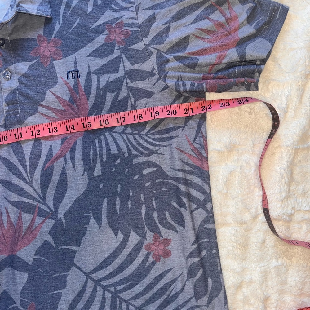 Travis Mathew floral polo L - Picture 2 of 3